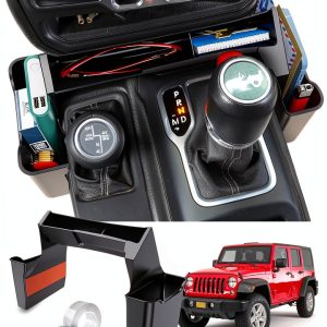 Jeep Console Organizer ABS Durable Eamplest-0