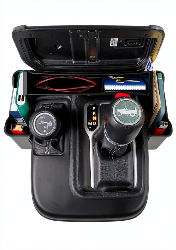 Jeep Console Organizer ABS Durable Eamplest-5