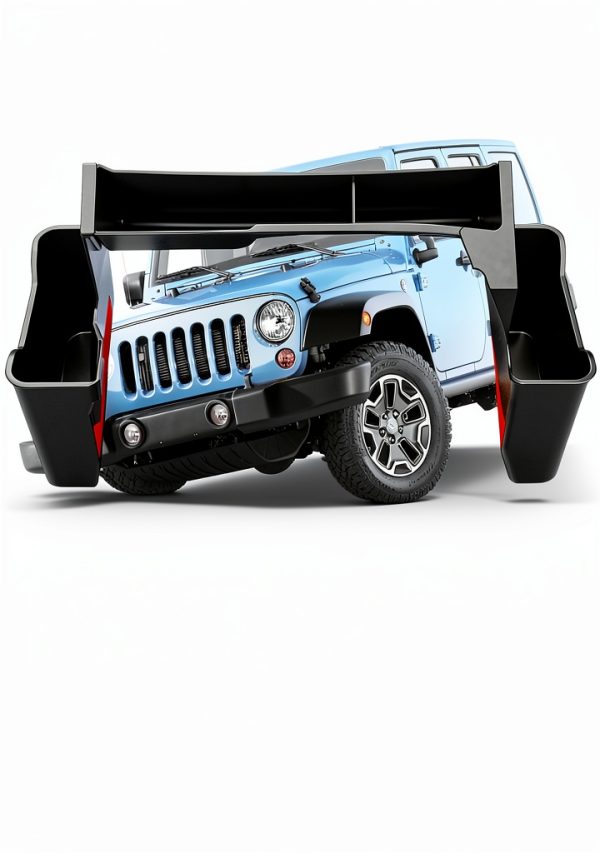 Jeep Console Organizer ABS Durable Eamplest-4